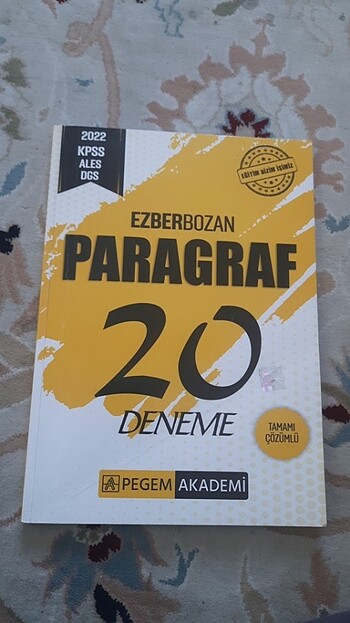 Pegem Akademi paragraf deneme