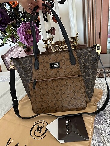 Vakko #vakko monogram #shopper çanta