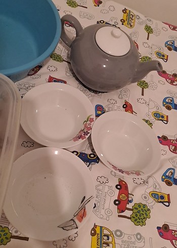 Gri Çaydanlık ve Mutfak Gereçleri Seti - Görsel 2