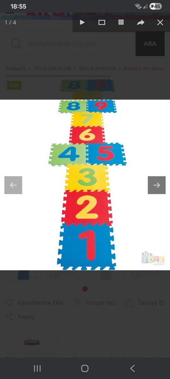 Renkli Sayı Bulmaca ve Top Seti - Görsel 4