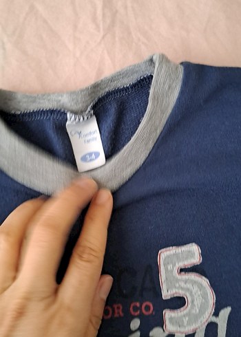 Gri Erkek Sweatshirt, Bisiklet Yaka, Rahat Kesim - Görsel 7