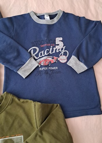 Gri Erkek Sweatshirt, Bisiklet Yaka, Rahat Kesim - Görsel 3