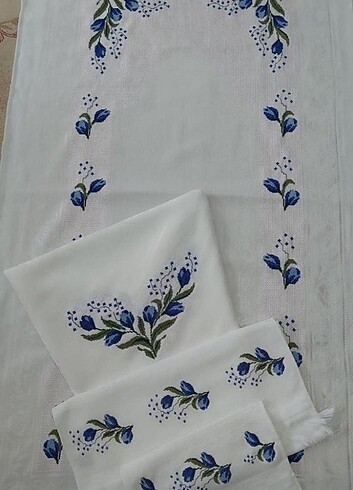  Beden beyaz Renk Seccade set