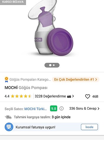 Mochi göğüs pompasi