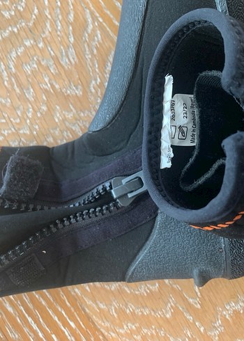 Neopren dalış / yelken ayakkabısı - 5 mm - siyah / - Görsel 4