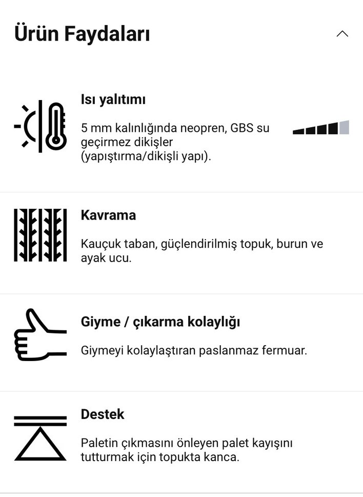 Neopren dalış / yelken ayakkabısı - 5 mm - siyah / - Görsel 5