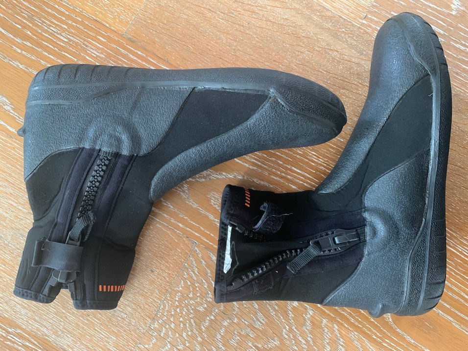 Neopren dalış / yelken ayakkabısı - 5 mm - siyah / - Görsel 3