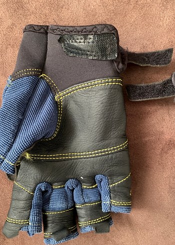 Decathlon çocuk parmaksız yelkenli eldiven/ lacivert - Görsel 4