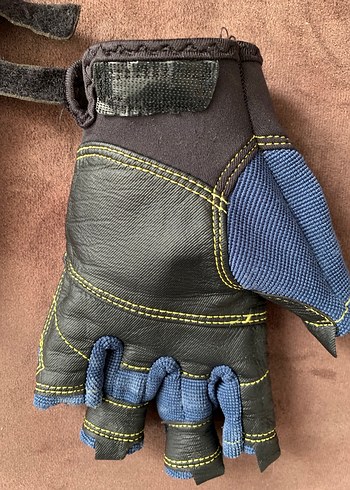 Decathlon çocuk parmaksız yelkenli eldiven/ lacivert - Görsel 3