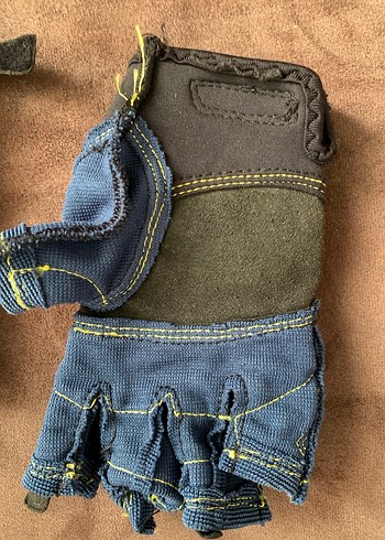 Decathlon çocuk parmaksız yelkenli eldiven/ lacivert - Görsel 6