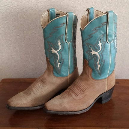 70s Mexico kovboy çizmesi 