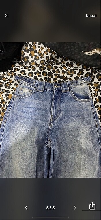 32 Beden mavi Renk BERSHKA pantolon