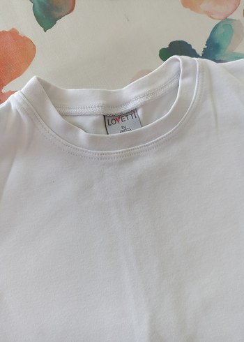 Beyaz Çocuk Uzun Kollu bluz - Görsel 2