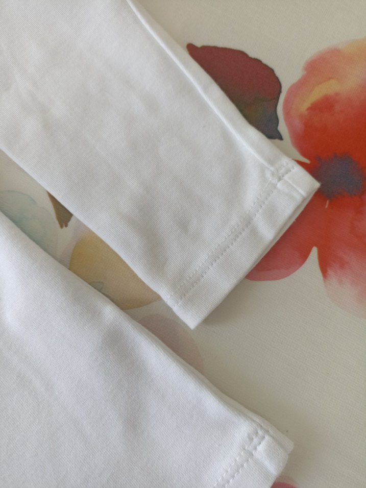 Beyaz Çocuk Uzun Kollu bluz - Görsel 3