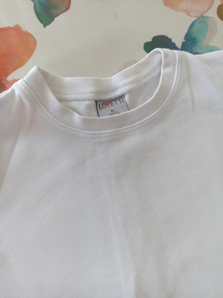 Beyaz Çocuk Uzun Kollu bluz - Görsel 2