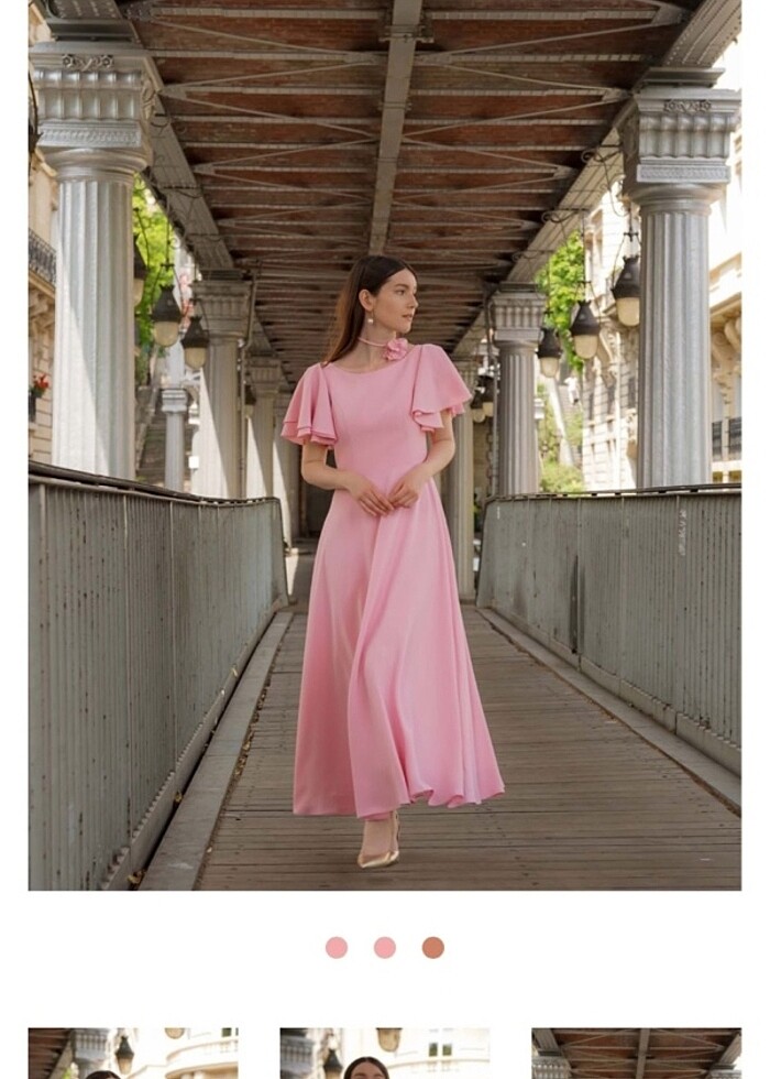 Zarif Nişan elbisesi - Görsel 2