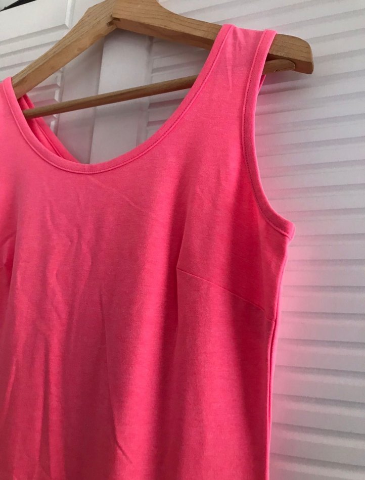 Pembe Sade Kadın Atletik Tulum - Görsel 2