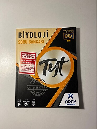 Tyt biyoloji aday yayınları soru bankası