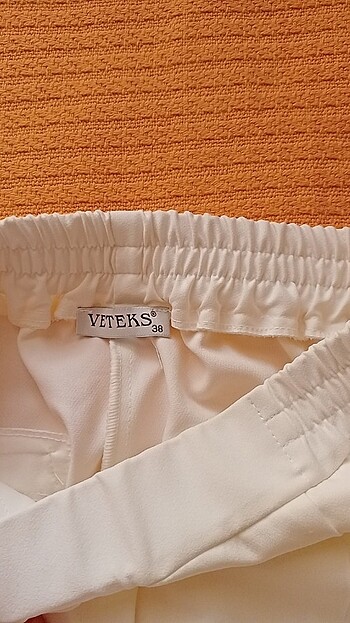 38 Beden Beli Lastikli pantolon