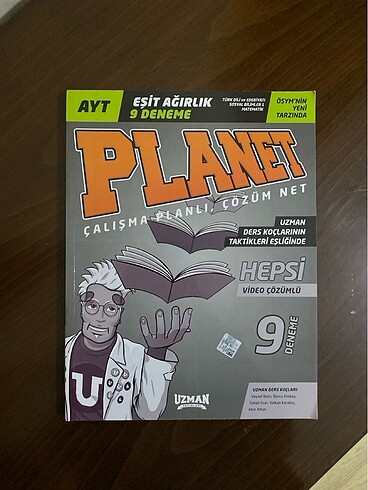Uzman planet yayınları eşit ağırlık ayt denemesi