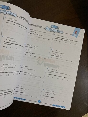  Metin yayınları ayt matematik soru bankası