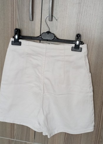 Diğer Beyaz mini kot şort