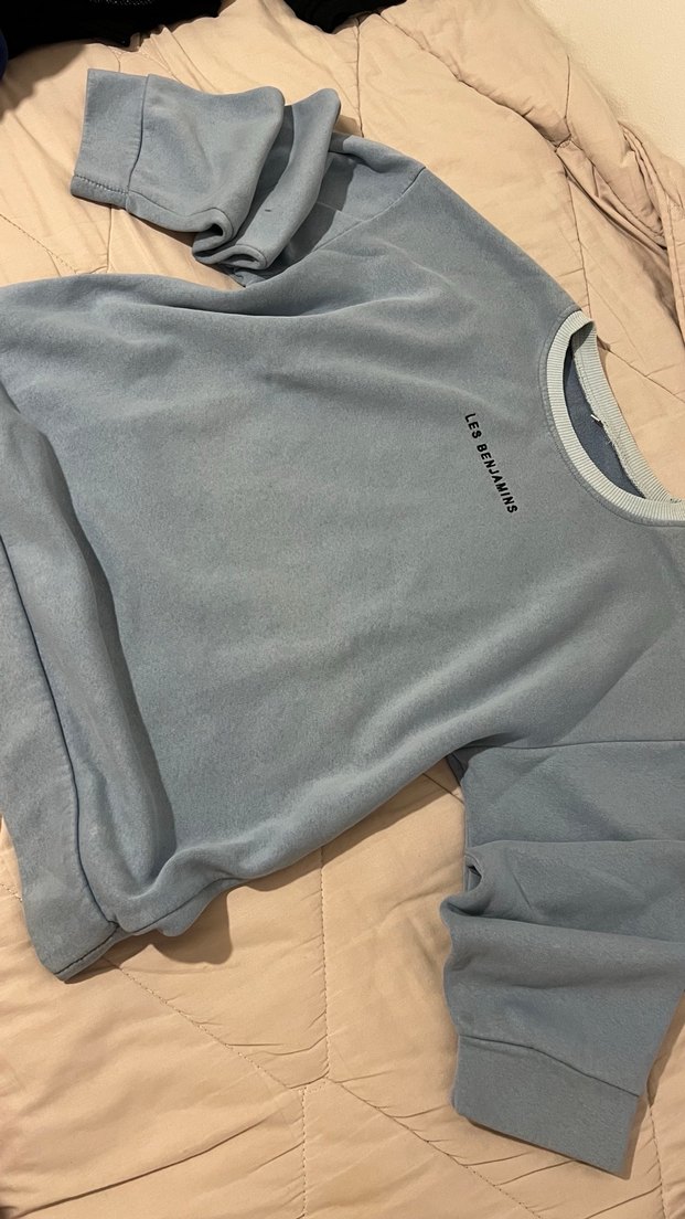 Mavi Kadın Mini Sweatshirt Uzun Kollu - Görsel 2