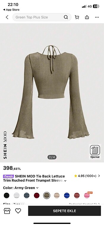 Sheinside Shein bluz