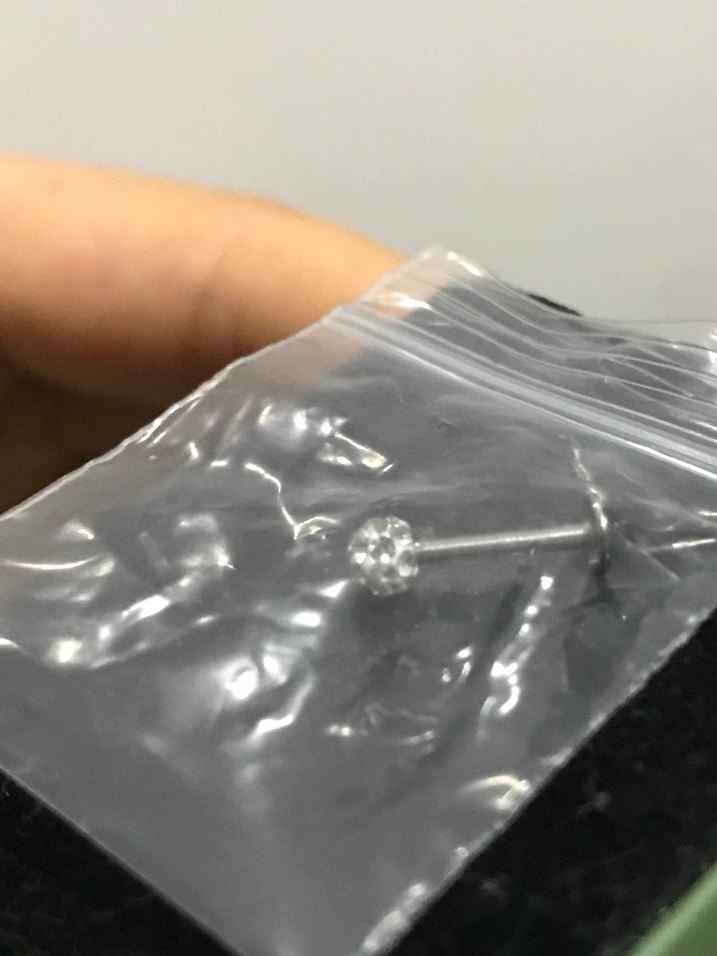 Taşlı dudak ve kulak piercing - Görsel 2