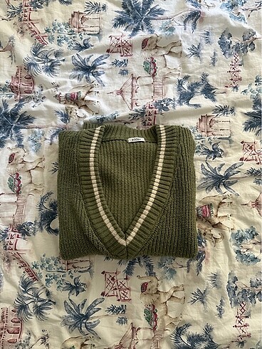 Addax Addax Yeşil Kazak/Sweater
