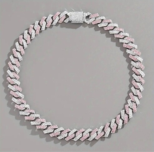 Iced Out Pink Chain