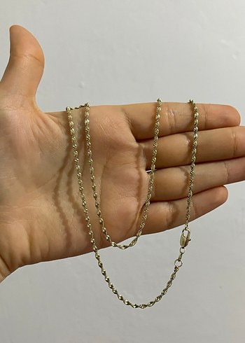 Xuping burgu zincir altın renginde - Görsel 3