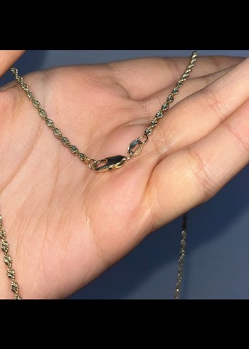 Xuping burgu zincir altın renginde - Görsel 4