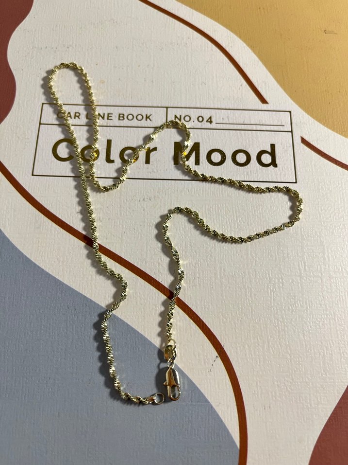 Xuping burgu zincir altın renginde - Görsel 2