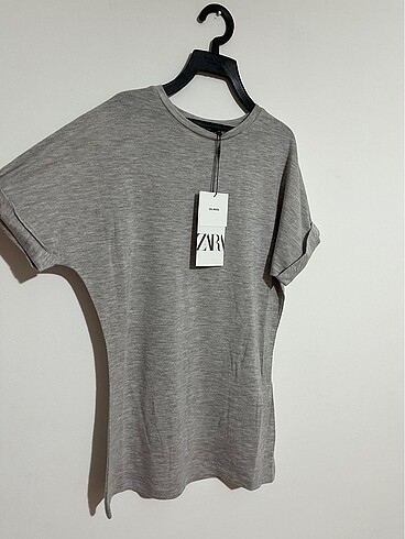 s Beden gri Renk Zara gri ince tshirt s beden