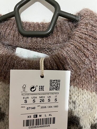 Pull and Bear Pull and bear çizgili pembe kazak s beden