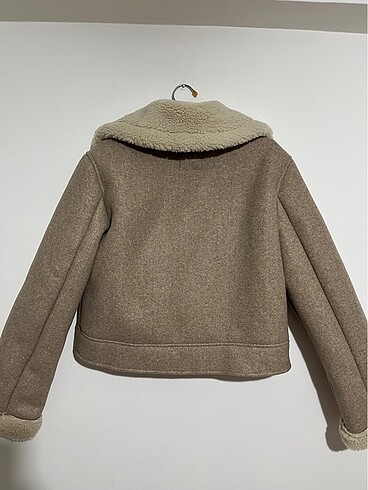 Zara Zara bej kürklü mont M beden