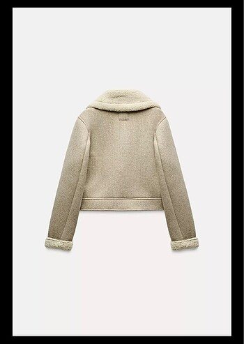 Zara Zara bej kürklü mont M