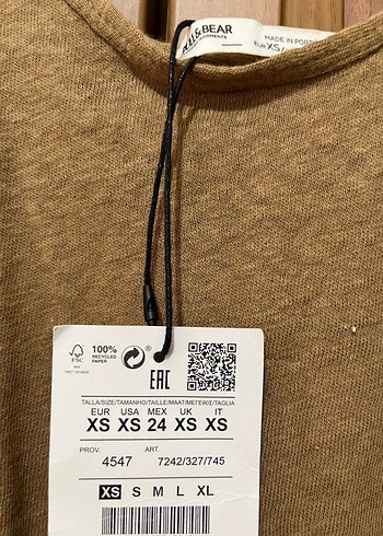 xs Beden Pull and bear Keten Askılı Atlet xs