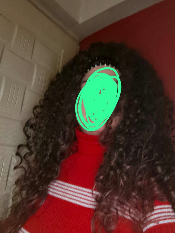 afro kıvırcık yarım uzun peruk - Görsel 3