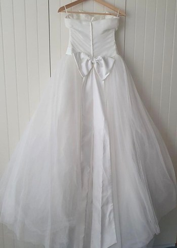 Straplez Uzun Prenses Gelinlik - Görsel 2