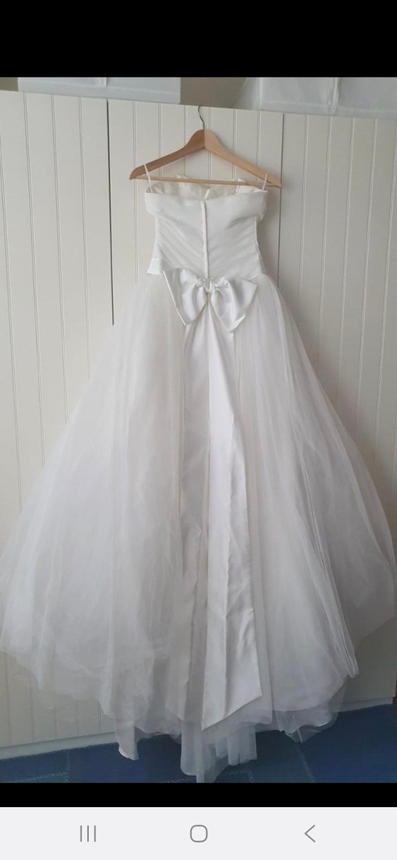 Straplez Uzun Prenses Gelinlik - Görsel 2