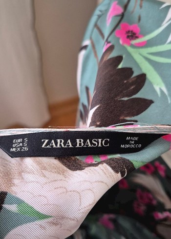 Zara saten elbise - Görsel 3