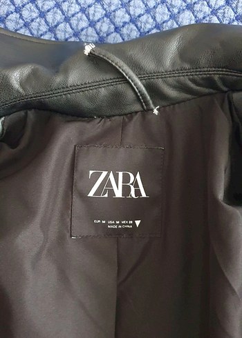 Zara Siyah Deri Biker Ceket - Görsel 7