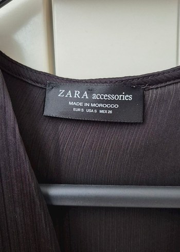 Zara Drapeli V Yaka Uzun Kollu Body - Görsel 4