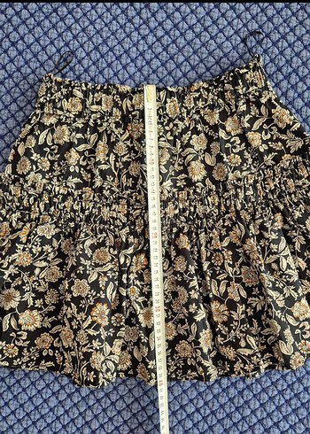 Zara çiçekli mini etek - Görsel 3