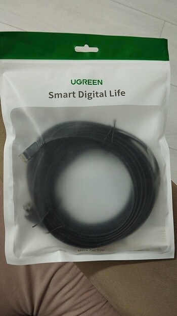 Diğer Ugreen CAT6 Saf Bakır Metal Konnektör Flat Ethernet Kablosu Siya