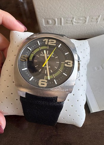 Diesel Gri Erkek Biker Tarzı Saat - Görsel 4