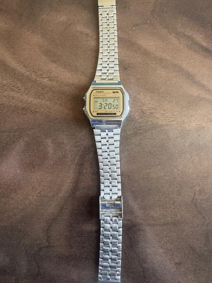 Kadın Gri Vintage Casio Dijital Saat - Görsel 2