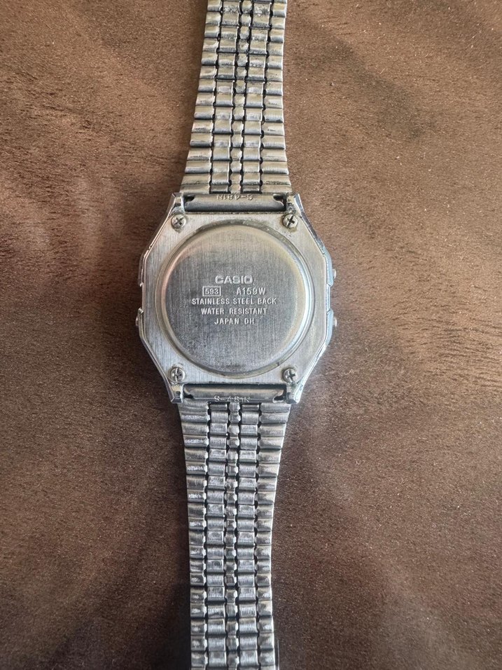 Kadın Gri Vintage Casio Dijital Saat - Görsel 4